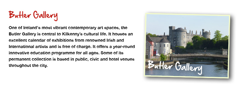 Visit The Butler Gallery on Kilkenny Road Train Tours